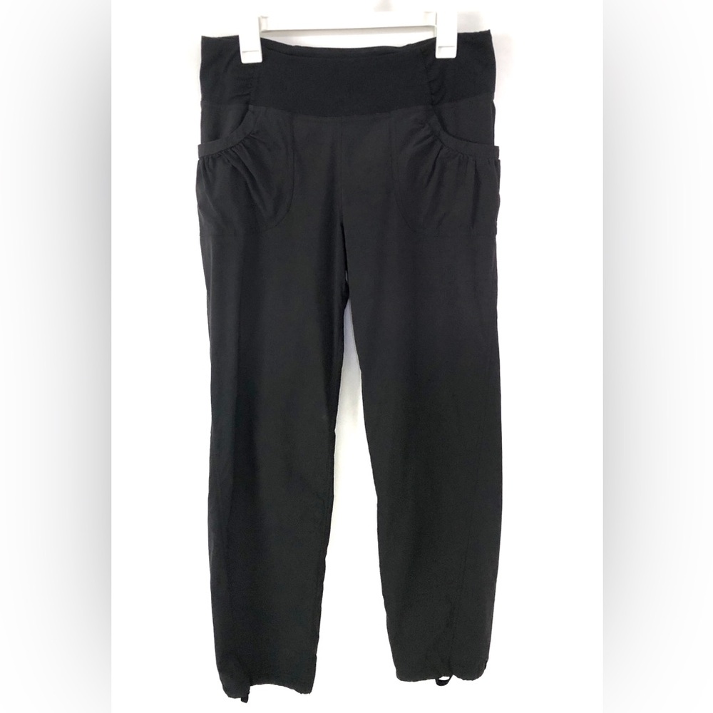 PrAna Summit Hybrid Joggers Women’s L Straight Leg Pants W4119RG32 Black Hiking